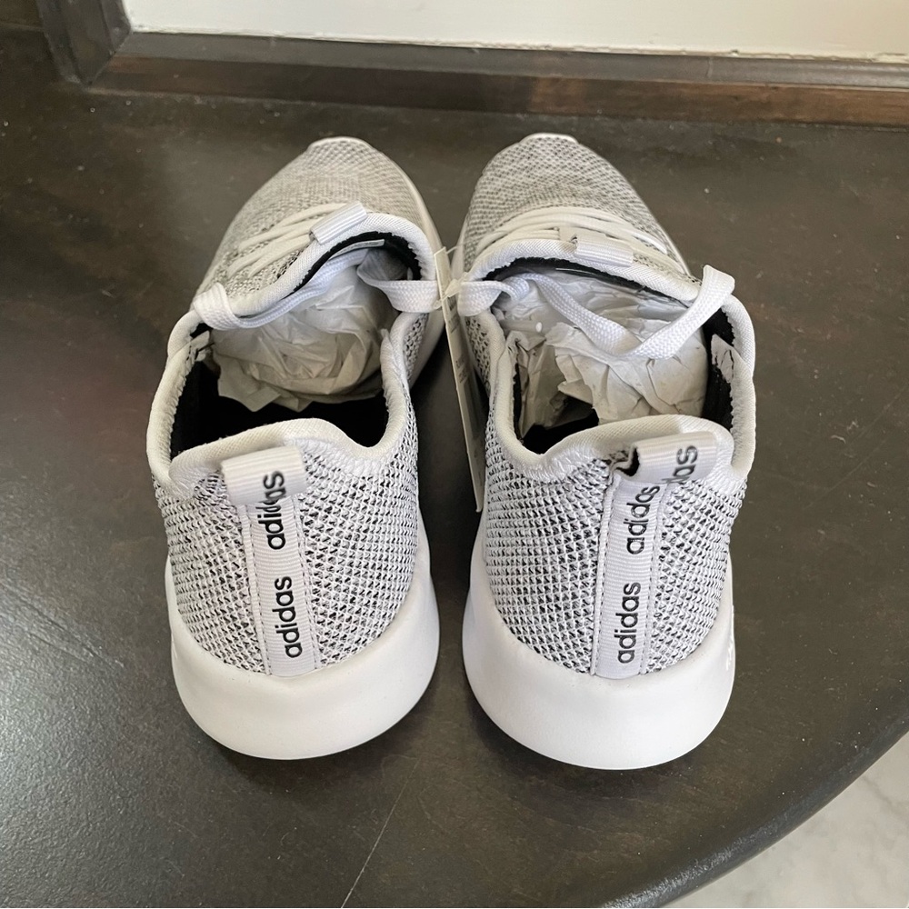 NWT Adidas Cloudfoam Pure Gray and White Sneakers - Picture 4 of 9